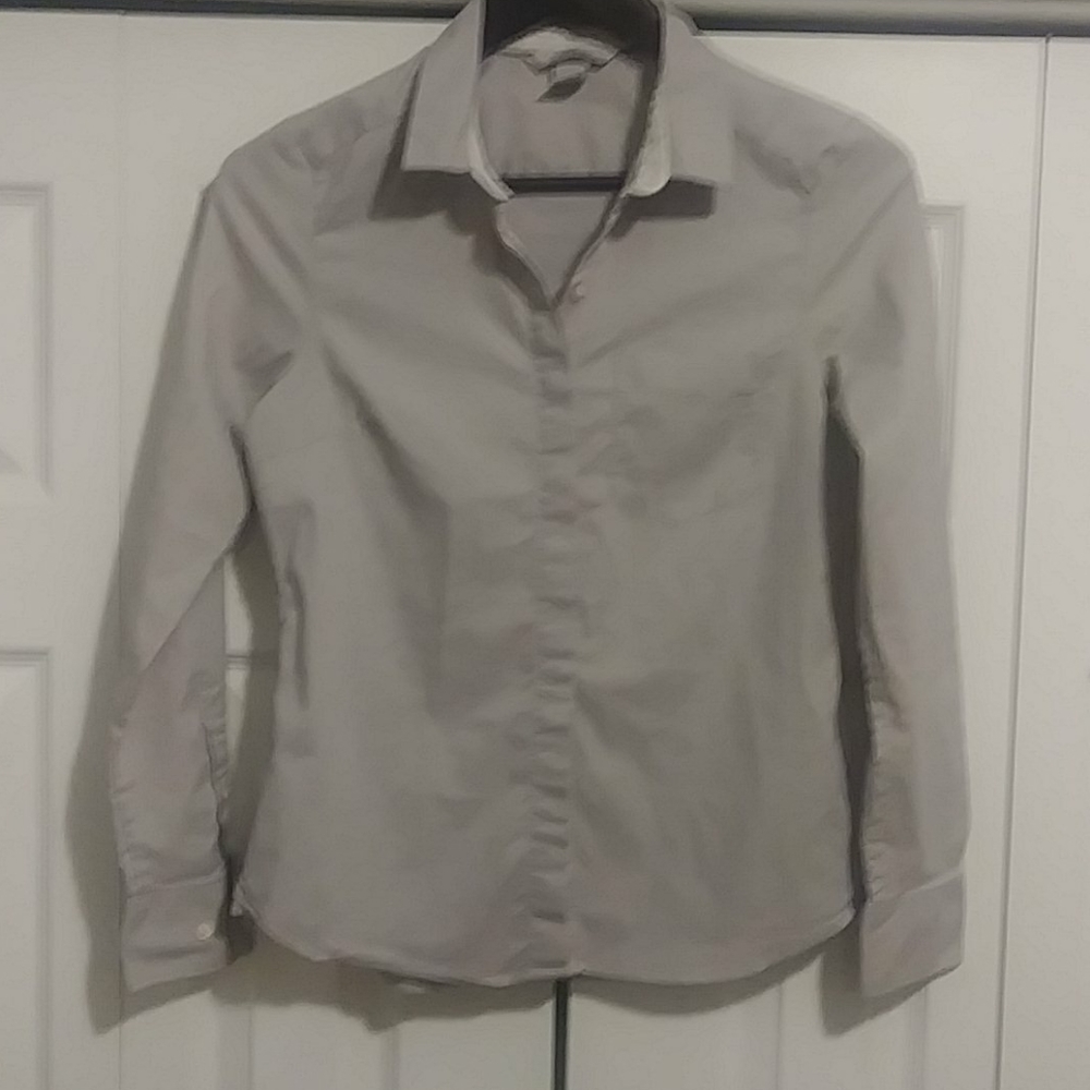 H&M grey blouse size 8
